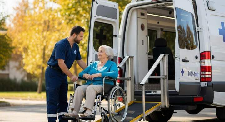 Transport de personnes à mobilité réduite, Mably